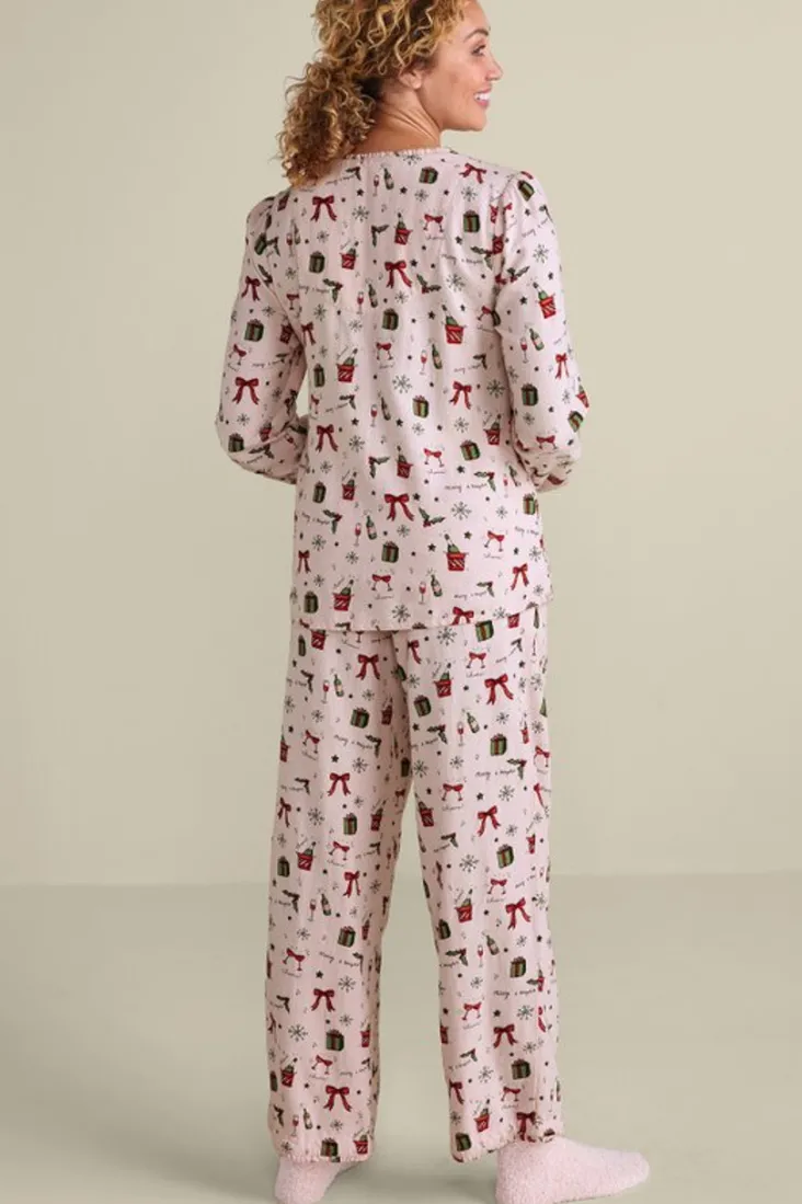 Outlet Soft Surroundings Festive Finley Sleep Set