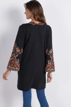Online Soft Surroundings Fiberworks Kimono AntiqueBlack
