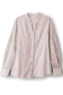 Outlet Soft Surroundings Fiori Top IvoryPearl