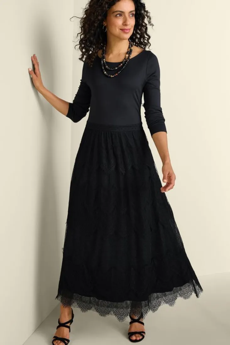 Outlet Soft Surroundings Frederica Dress Black