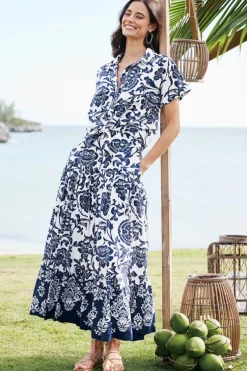 New Soft Surroundings Gia Maxi Skirt FijiFloral