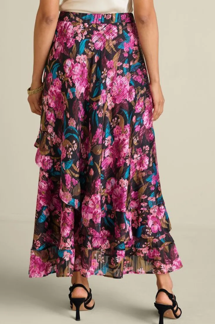 Outlet Soft Surroundings Hannie Midi Skirt SolsticeFloral