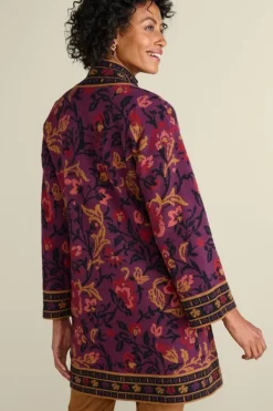 Online Soft Surroundings Haven Jacquard Cardigan WinterGardenJacquard
