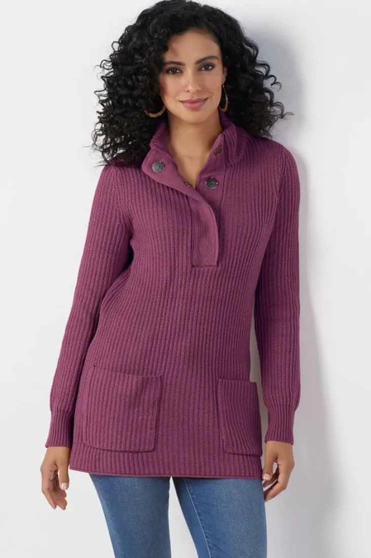 Soft Surroundings Highland Tunic Sweater