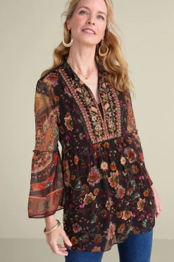 Discount Soft Surroundings Icon Asteria Tunic And Tank VarennaPlum
