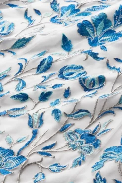Best Soft Surroundings Imani Maxi Skirt BlueDreamEmbroidery