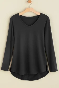 Discount Soft Surroundings Isabel Pima Long Sleeve Tee