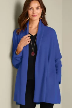 New Soft Surroundings Izzy Cashmere Long Cardigan