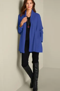 New Soft Surroundings Izzy Cashmere Long Cardigan