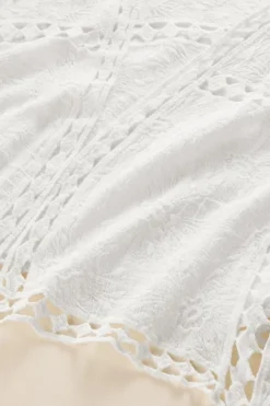 Discount Soft Surroundings Jasmine Lace Wrap Alabaster