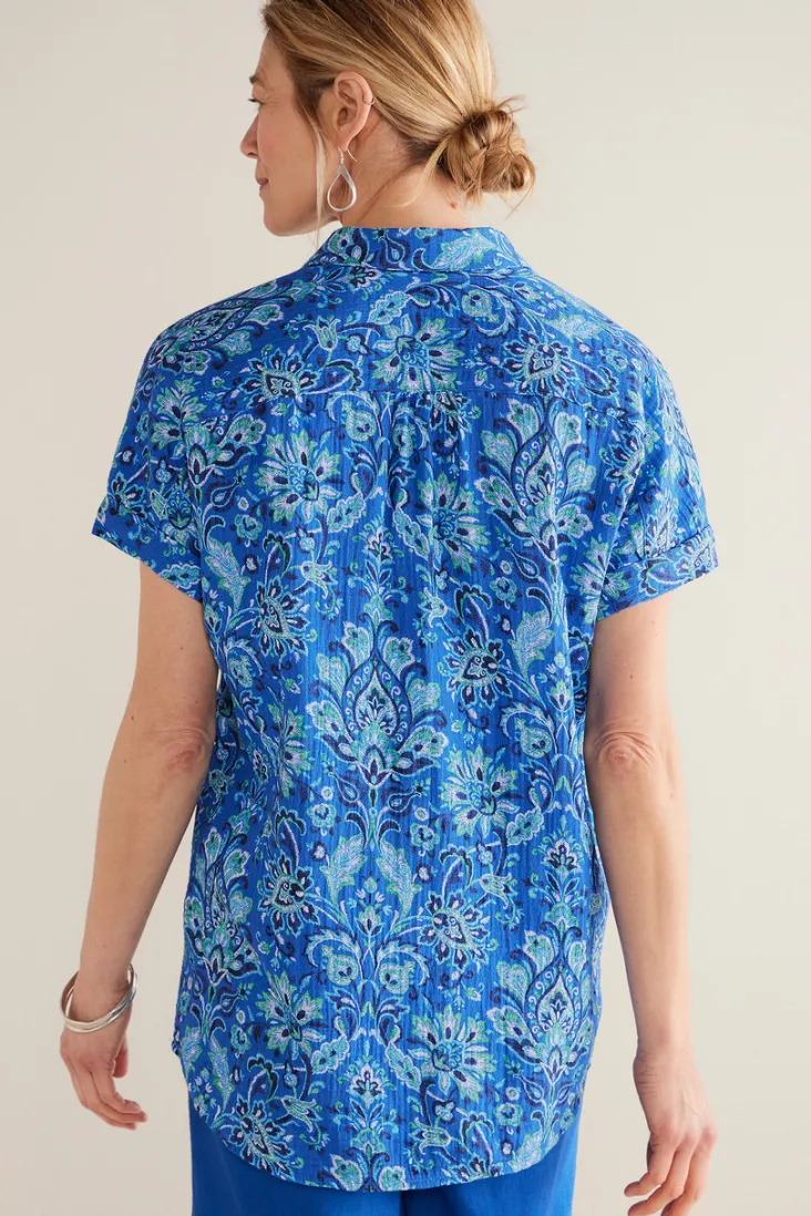 Discount Soft Surroundings Je Veux Gauze Top