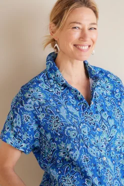 Discount Soft Surroundings Je Veux Gauze Top