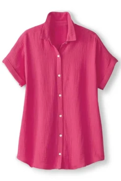 Discount Soft Surroundings Je Veux Gauze Top