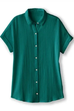 Discount Soft Surroundings Je Veux Gauze Top