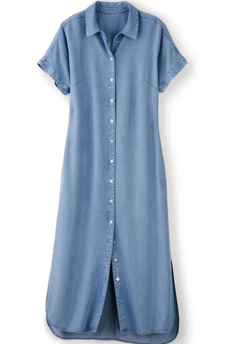 Soft Surroundings Je Veux Midi Shirtdress