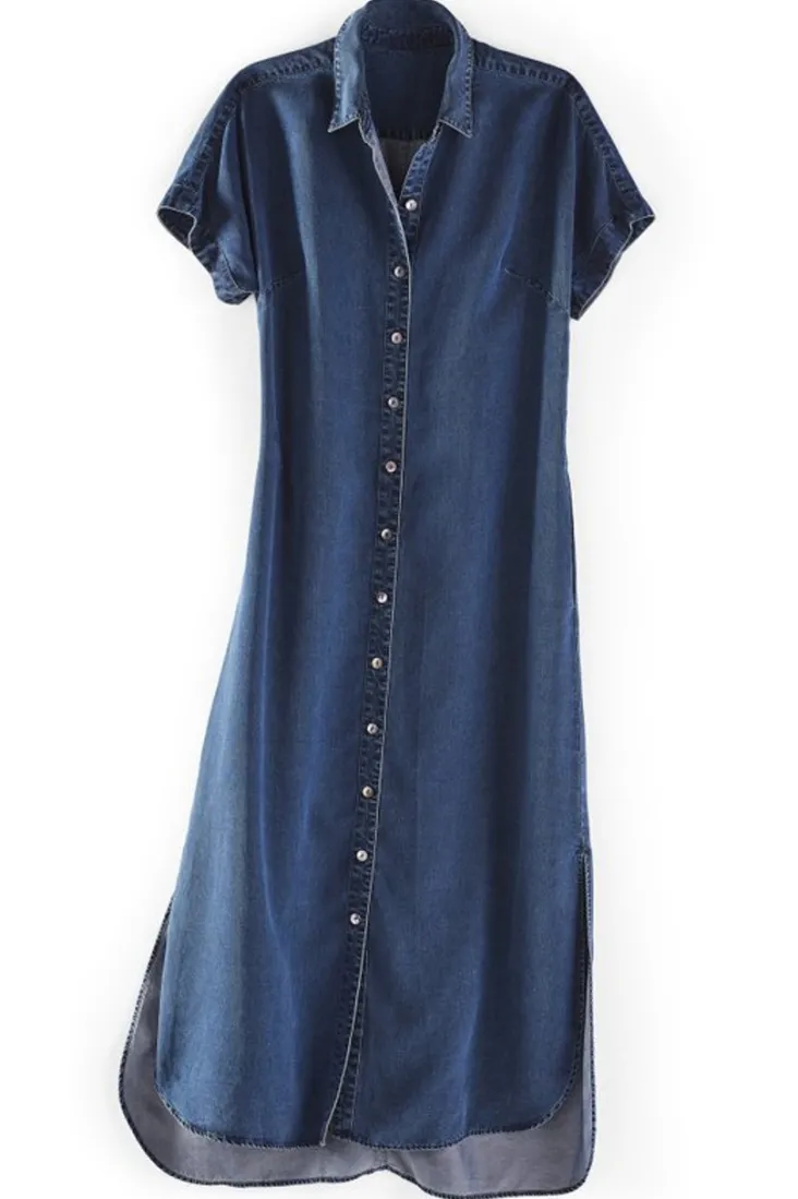 Soft Surroundings Je Veux Midi Shirtdress