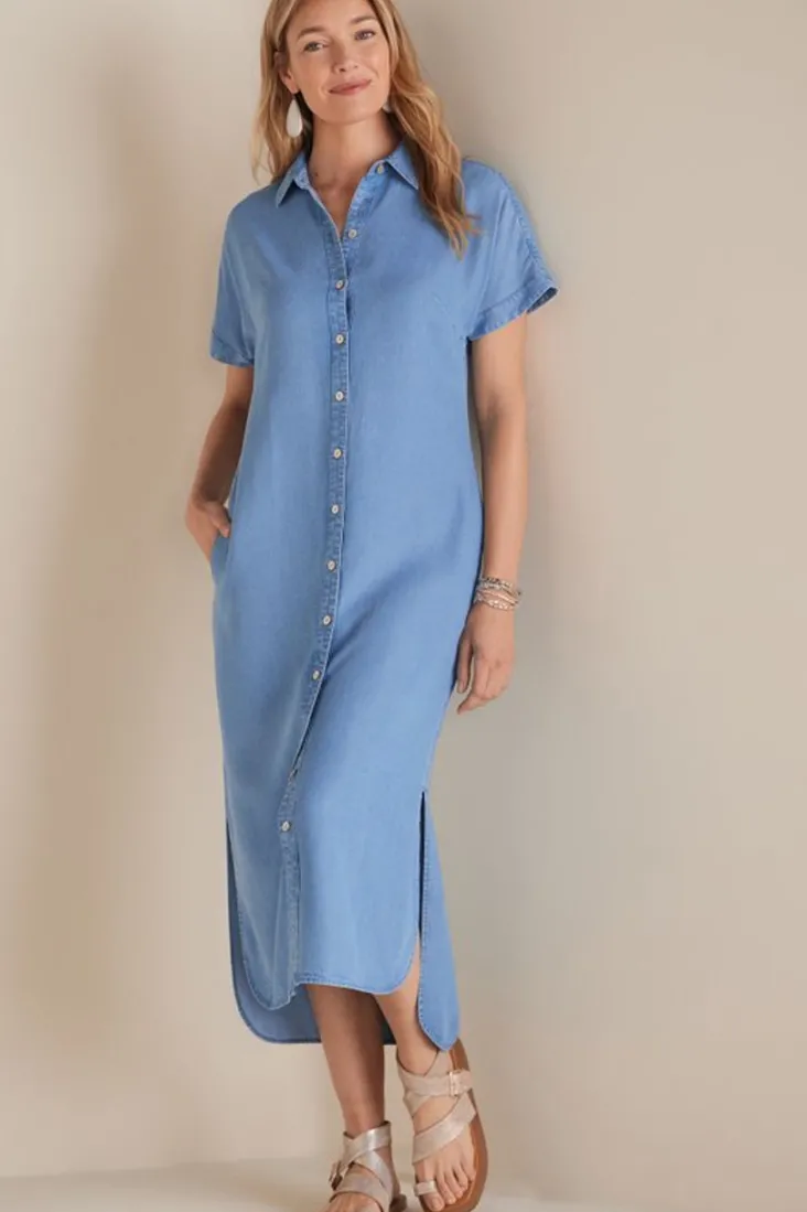 Soft Surroundings Je Veux Midi Shirtdress