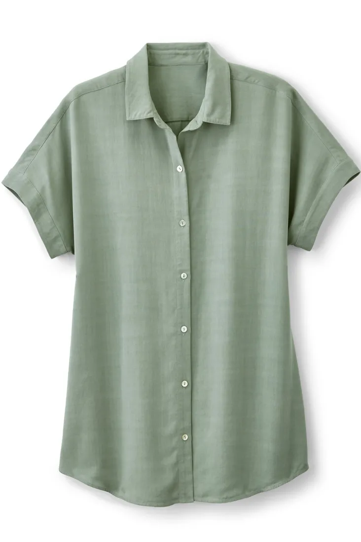Outlet Soft Surroundings Je Veux Tencel™ Shirt