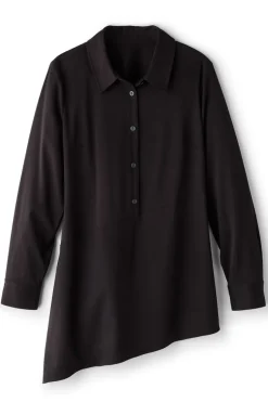 Sale Soft Surroundings Jeanne Asymmetrical Tunic Black