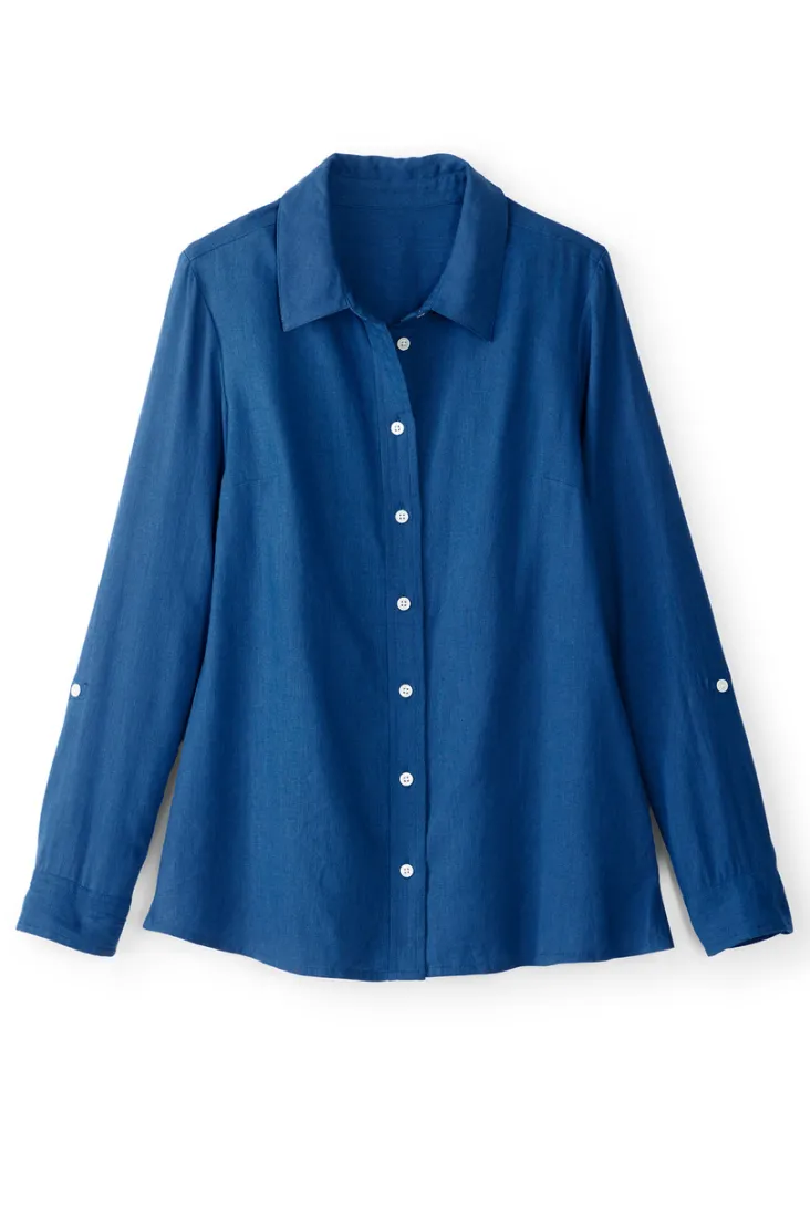 Online Soft Surroundings Jordan Linen Blend Shirt