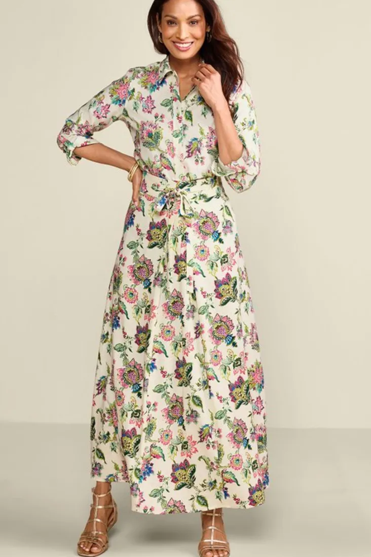 Clearance Soft Surroundings Jordan Linen Blend Skirt IpanemaFlowers