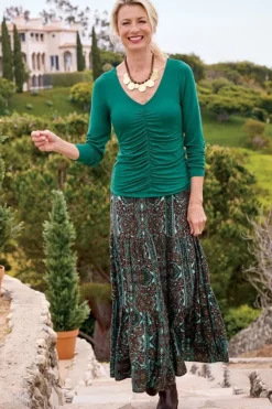 Outlet Soft Surroundings Kara Skirt HarvestScarf