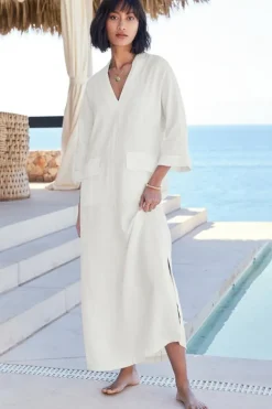 Soft Surroundings Kavala Dress CreamyWhite