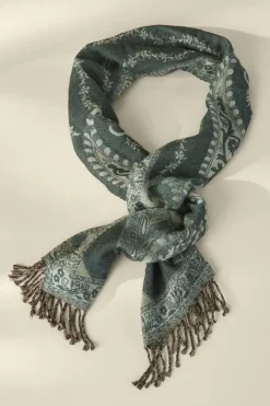 Discount Soft Surroundings Kelly Woven Scarf TealGreen