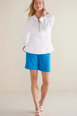 Soft Surroundings Kemia Gauze Hoodie