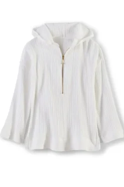 Soft Surroundings Kemia Gauze Hoodie