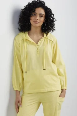 Outlet Soft Surroundings Lanai Hoodie BayLeaf