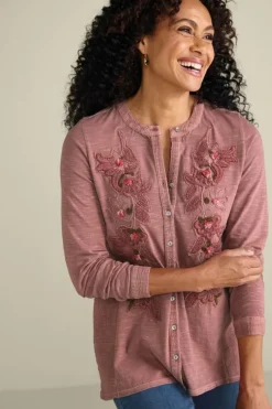 Sale Soft Surroundings L'Enchant Top Rose