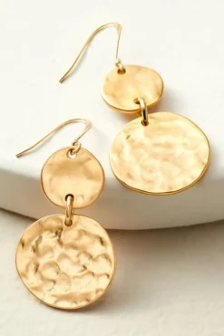 Discount Soft Surroundings Lira Drop Earrings SatinGold