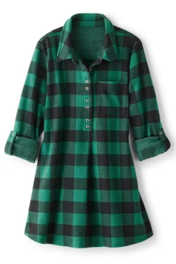Hot Soft Surroundings Mad About Plaid Tunic