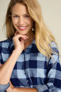 Hot Soft Surroundings Mad About Plaid Tunic