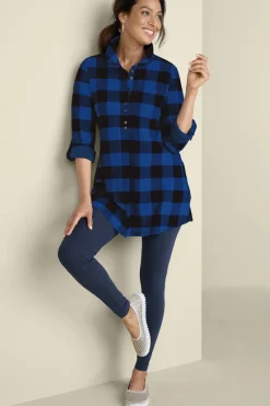 Hot Soft Surroundings Mad About Plaid Tunic