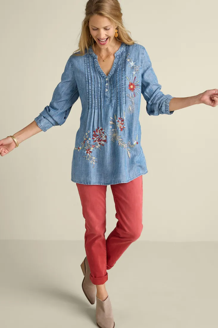 Sale Soft Surroundings Maddie Tencel™ Tunic MediumBlueWash
