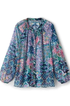 Discount Soft Surroundings Maisie Long Sleeve Top SafiTapestry