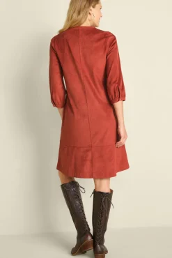 Discount Soft Surroundings Martine Faux Suede Dress BossaNova
