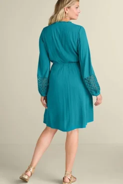 Soft Surroundings Meara Gauze Dress TahitianTide