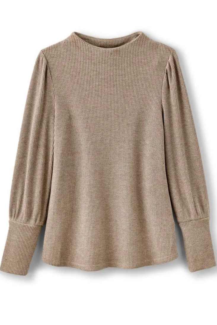 Sale Soft Surroundings Melina Waffle Pullover