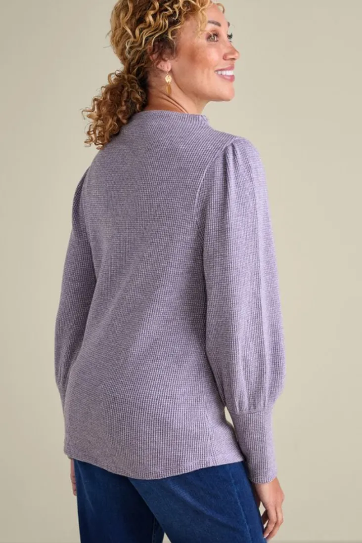 Sale Soft Surroundings Melina Waffle Pullover