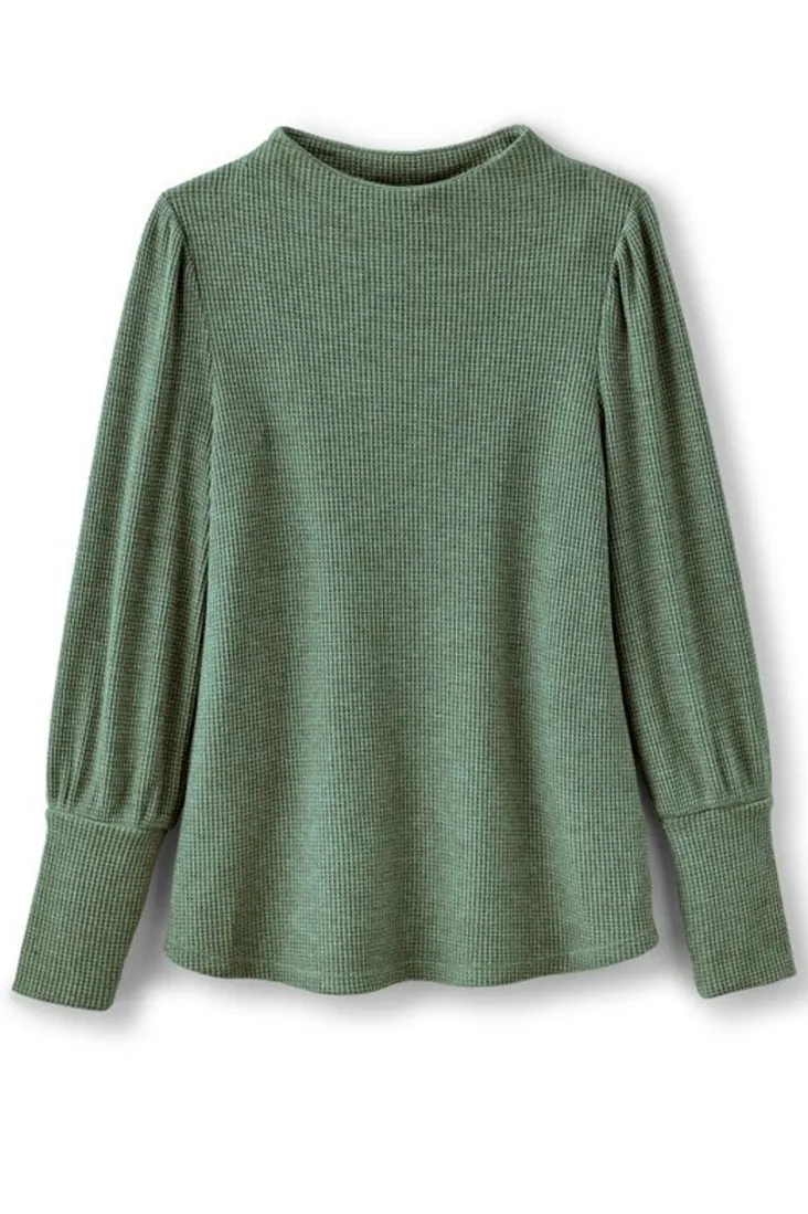 Sale Soft Surroundings Melina Waffle Pullover