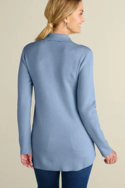 New Soft Surroundings Meria Zip Cardi