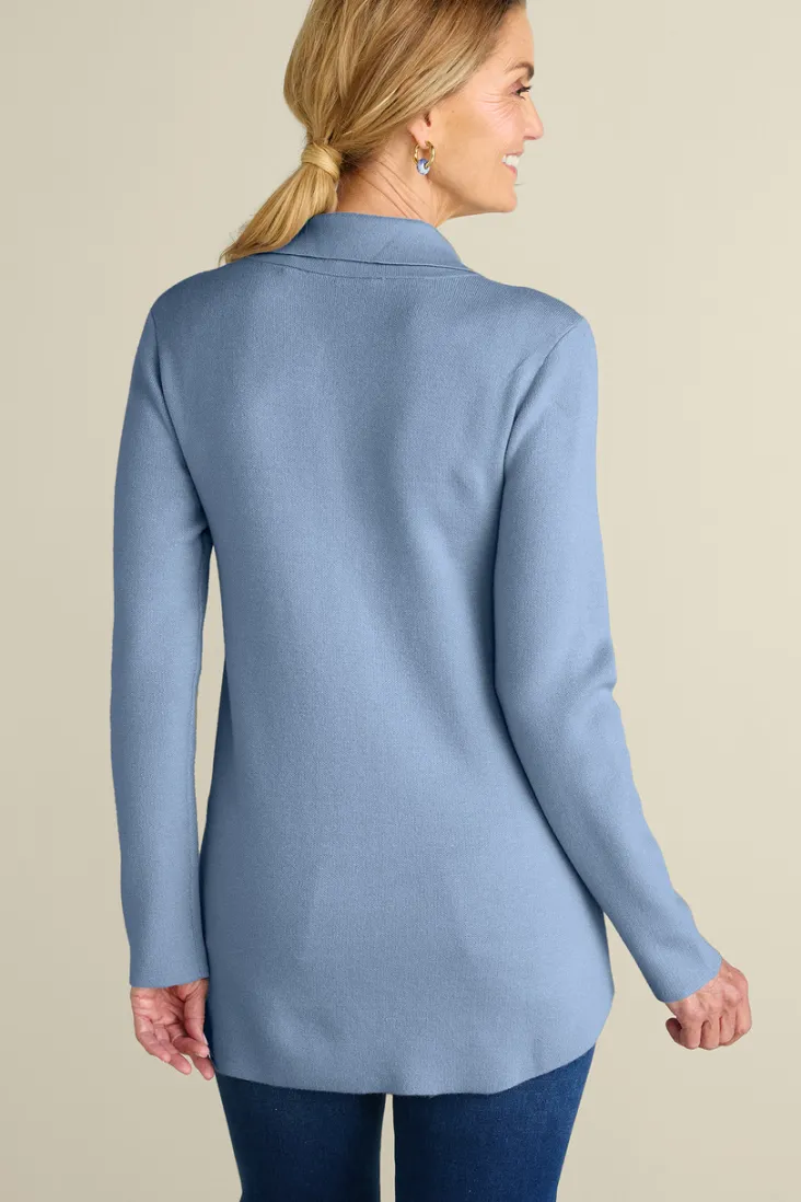 New Soft Surroundings Meria Zip Cardi