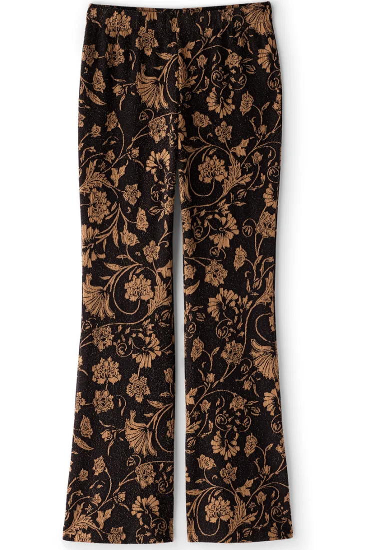 Discount Soft Surroundings Mischa Jacquard Pants FloralScarfJacquard