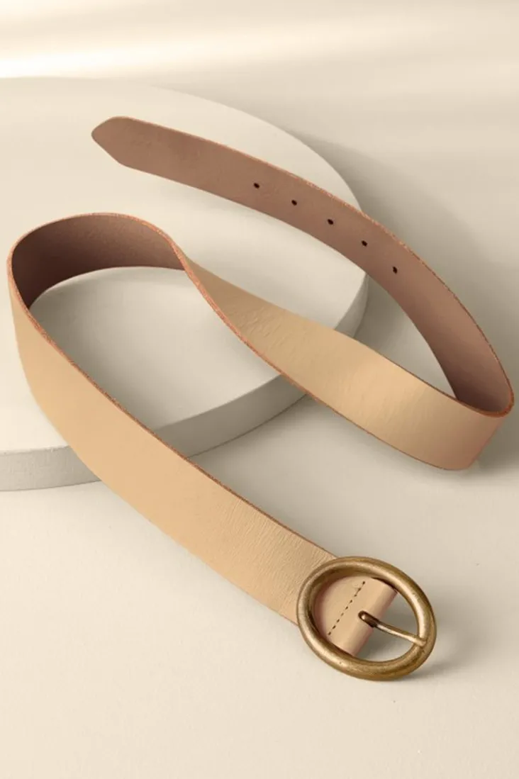 Discount Soft Surroundings Monaco Leather Belt