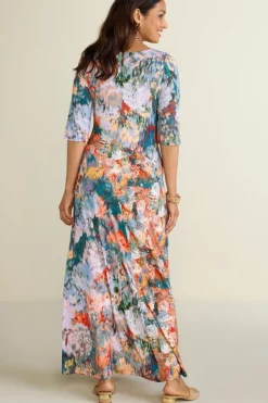 Soft Surroundings Nanette Dress MultiOrange