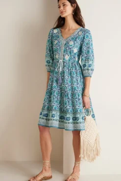 New Soft Surroundings Nerissa Dress AbstractFloral