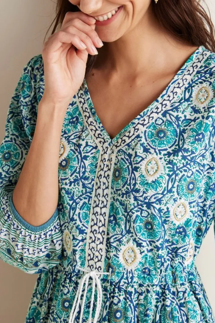 New Soft Surroundings Nerissa Dress AbstractFloral